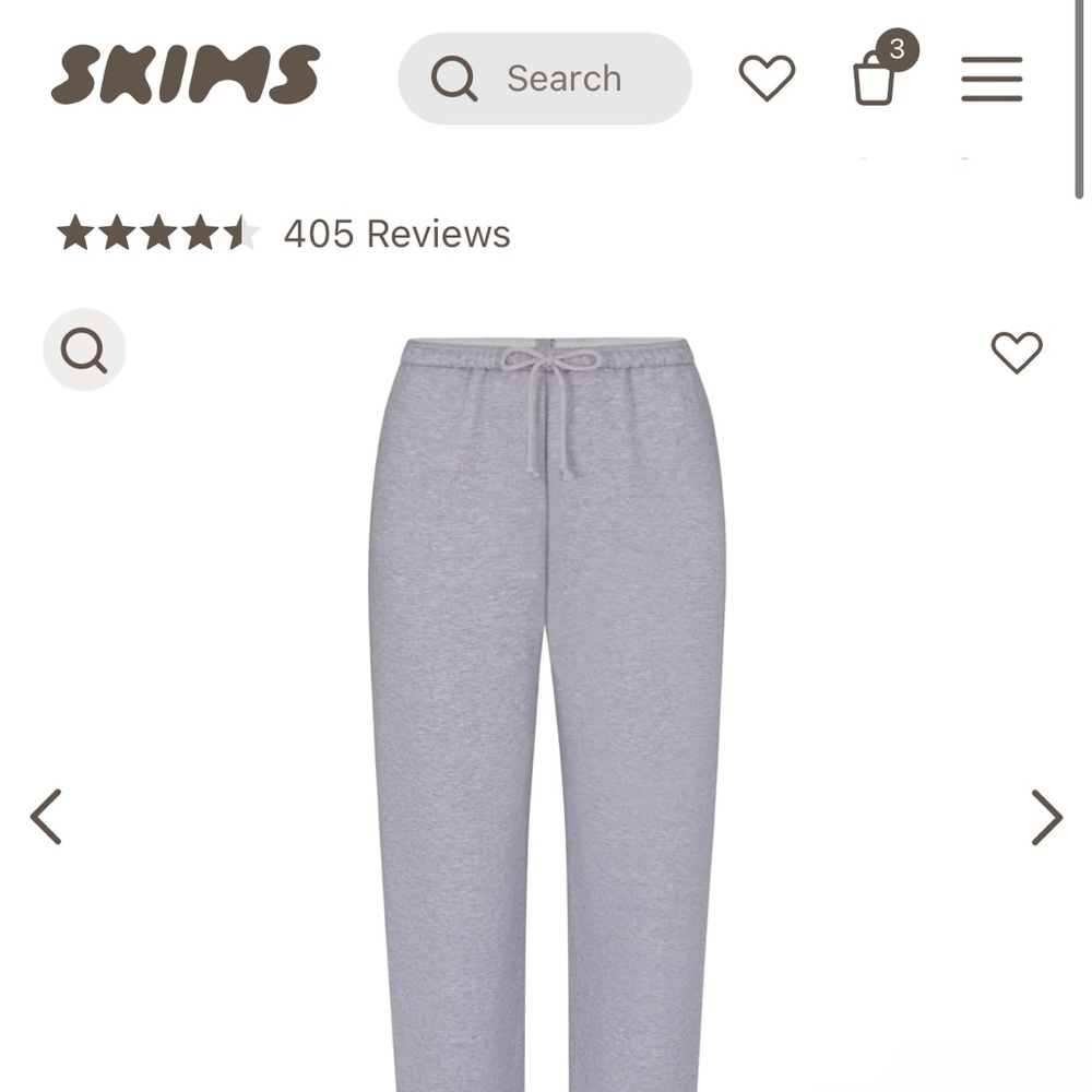 Cotton fleece jogger